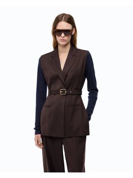 Giacca Pinko 107727 A3MS da donna marrone.