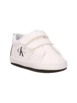 Scarpa da culla  Calvin Klein V0B9-82070 per neonati bianco+nero.