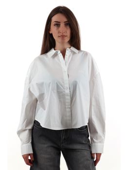 Camicia Armani Exchange XW001180 AF12812 da donna bianca.