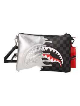 Pochette Sprayground 910B8929NSZ unisex adulti silver.