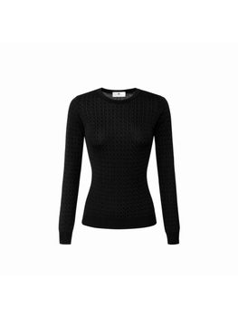 Maglia Elisabetta Franchi MK24S56E2 da donna nera.