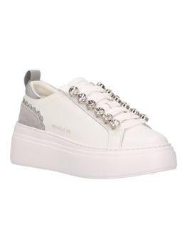 Sneaker Emanuelle Vee 462P 100 13 P003 da donna bianca silver.