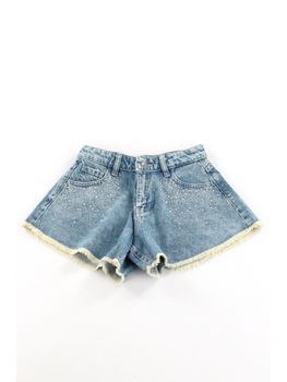 Shorts Guess J5GD42 D45E0 da bambina denim.