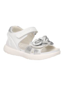 Sandalo Biomecanics 262208 da bambina bianco e platino.
