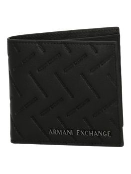 Portafoglio Armani Exchange XM000168 AF27287 da uomo nero.