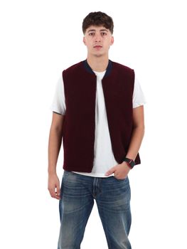 Gilet Yos COWBOY CINCINNATI da uomo vino.