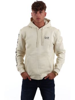 Felpa EA7 7M000570 AF10377 da uomo almond.