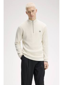 Felpa Fred Perry K8557 da uomo ecru.