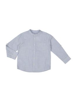 Camicia Mayoral 3120 da bambino celeste.