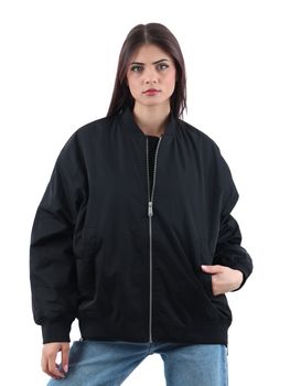 Giubbino Calvin Klein J20J224702 da donna nero