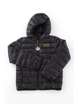 Piumino EA7 8NBB05 BN29Z da bambino nero.
