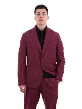 Giacca Daniele Alessandrini DUGM0006 PL0 da uomo bordeaux.