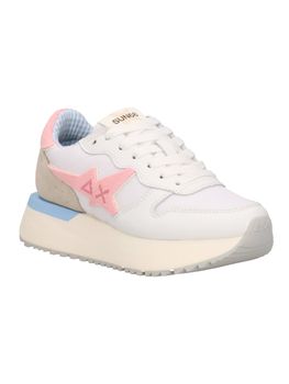 Sneakers Sun68 Z36222 da donna bianca+rosa.