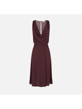Abito Elisabetta Franchi AB88461E2 da donna cacao.