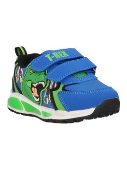 Sneakers Fumetto S8020167S t-rex da bambino blu.