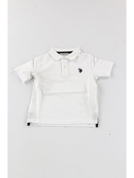 Polo U.S.Polo ASSN.597001 0147 da bambino bianca.