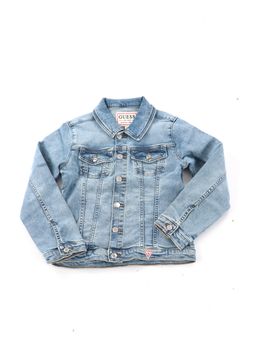 Giubbino Guess J4RL10 D4GV0 DENIM JACKET da bambina lightblue.