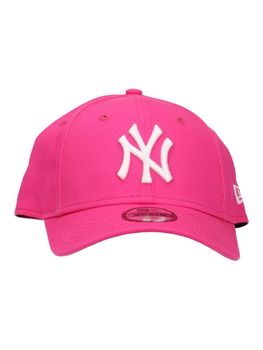 Cappello New Era 10877284 da bambina pink+bianco.