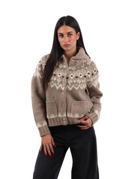 Cardigan Roy Roger's ROG0162CV59XXXX da donna taupe.
