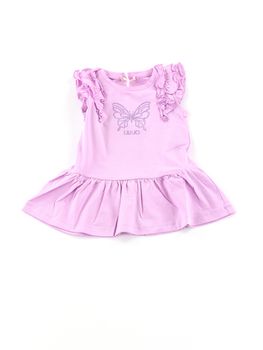 Abito Liu Jo KA5091J5003 da bambina glicine.