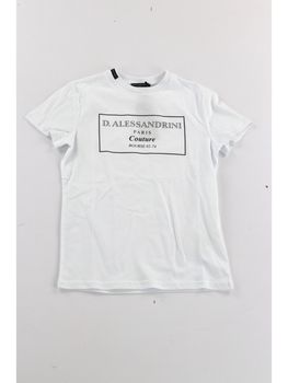 T-shirt Daniele Alessandrini 1236M00493 da bambino bianca.