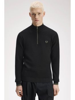 Felpa Fred Perry K8557 da uomo black.