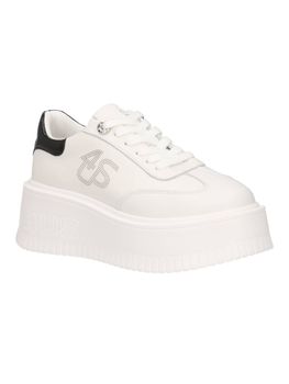 Sneaker 4US Paciotti 4BV193 da donna bianca e nera.