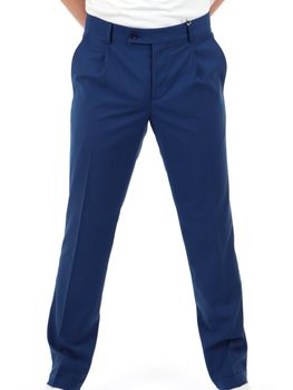 Pantalone Daniele Alessandrini P4130N8804 3 da uomo blu.