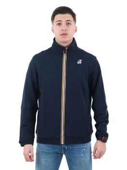 Felpa K-Way K1126IW da uomo blu.