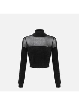 Maglia Elisabetta Franchi MK54T57E2 da donna nera.