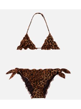 Costume Mc2 Saint Barth CRIS001 00190L da bambina leopard.