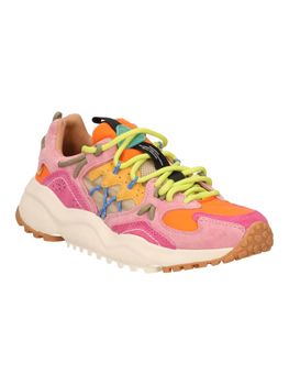 Sneakers Flower Mountain 1L11 YAMABUSHI da donna fuxia+arancio.