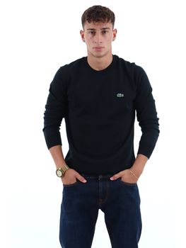Maglione Lacoste AH3225 da uomo nero.