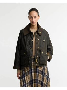 Giubbotto Barbour LWX1595  da donna olive.
