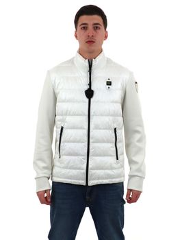 Piumino Blauer BLUC02207 007459 da uomo bianco.