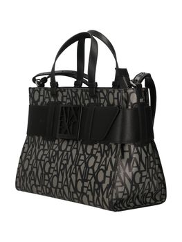 Borsa Armani Exchange 942689 3F742 da donna beige e nera.