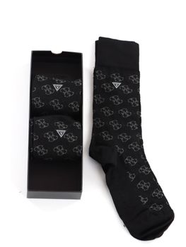 Calzini Guess U6BG10 K5741 da uomo 4g allover jacquard.