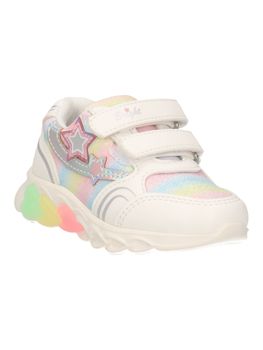 Sneakers Chicco 122142 da bambina bianca+multicolor.