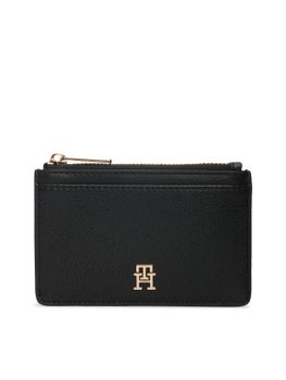 Portacarte Tommy Hilfiger AW0AW18867 da donna nero.