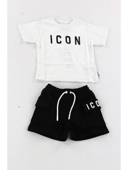 Set Icon INBFS001225 da bambino bianco e nero.