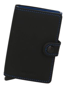 Portacarte Secrid MM MATTE unisex adulti nero+blu.