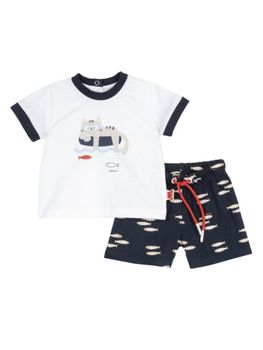 Set Chicco 73845 038 per neonati bianco+blu