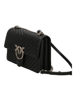Borsa Pinko 100941 A0GK da donna nera+silver.