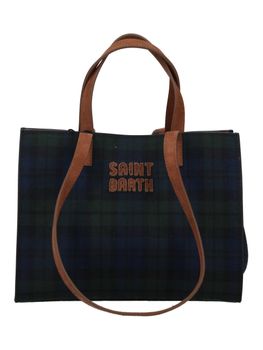 Borsa Mc2 Saint Barth JOBAM01 00659 da donna suede tartan.