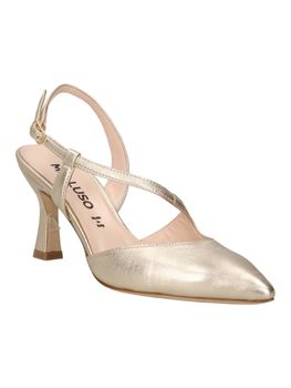 Scarpa con il tacco Melluso E1634Q da donna platino.