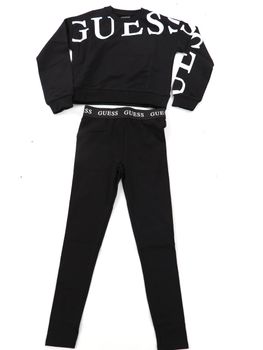 Set Guess J4YG01 KA6R4 da bambina nero.
