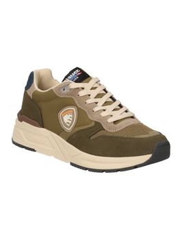 Sneakers Blauer S6RAY02 MES da uomo verde militare.