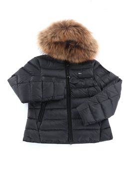 Piumino Blauer BLGC03286 007455 da bambina nero.