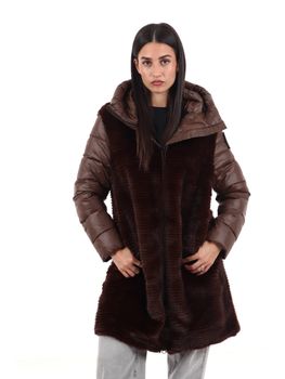 Trench Blauer BLDK01223 007685 da donna brown.