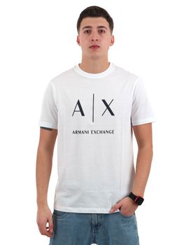 T-shirt Armani Exchange XM002683 AF10356 da uomo bianca.